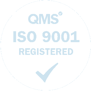 ISO 9001 registered logo
